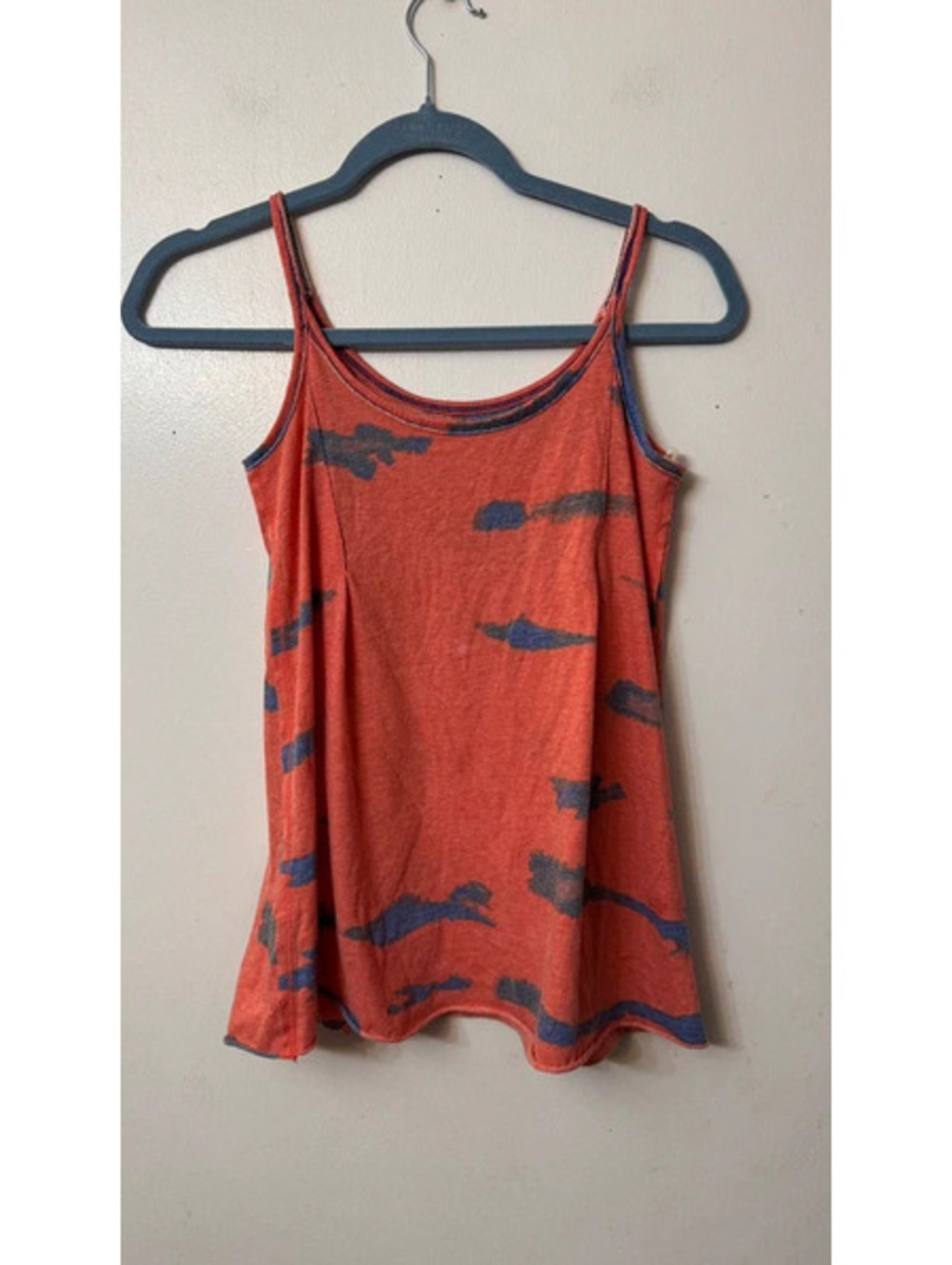 We The Free by Free People Abstract Tie-Dye Tank Top XS🧡💙